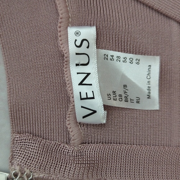 Venus Dress, bandage bodycon, Fringe Flapper, slimming, women's 22, NWT - Picture 10 of 12